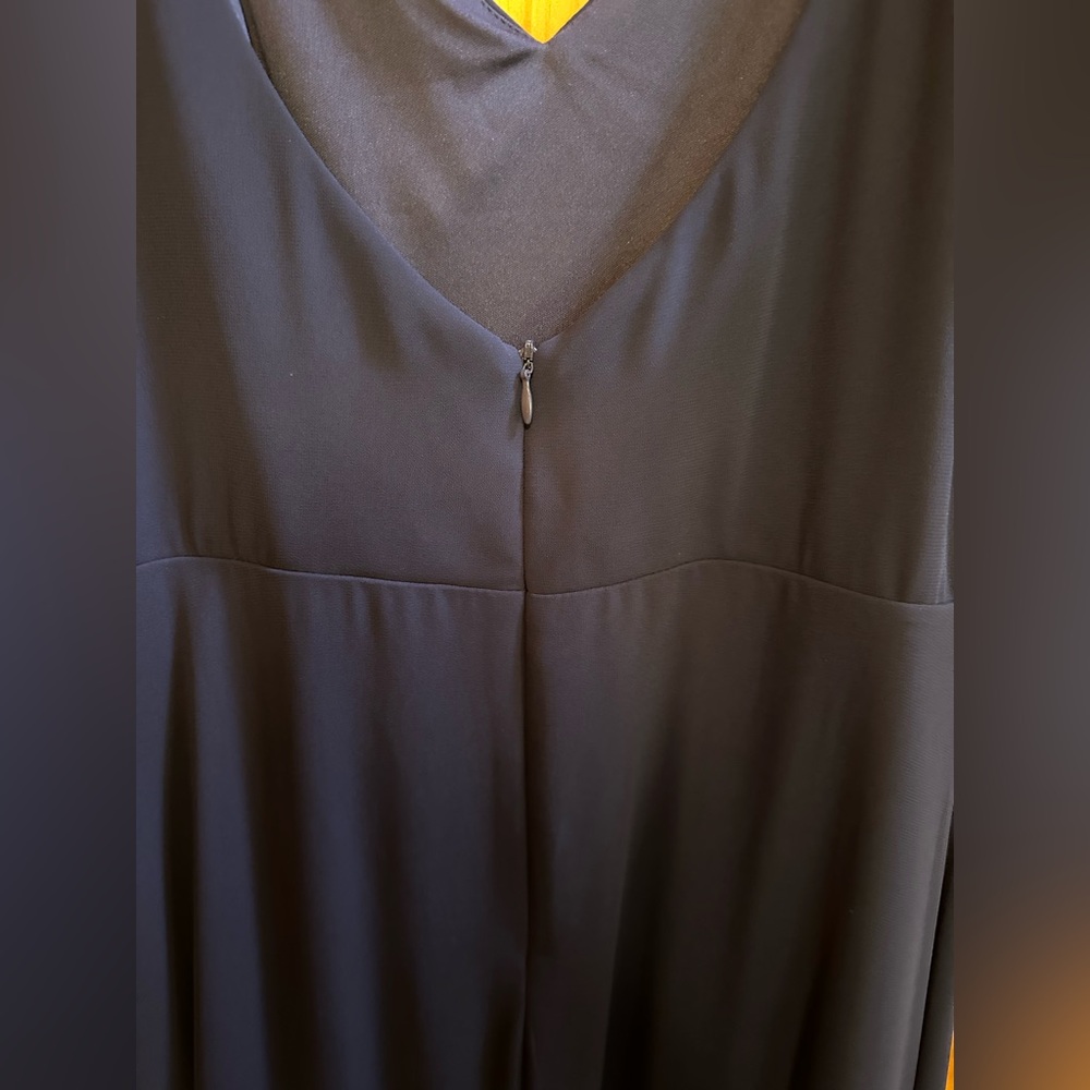 Ever Pretty Navy Blue Draped V-Neck Maxi Dress - Picture 5 of 10
